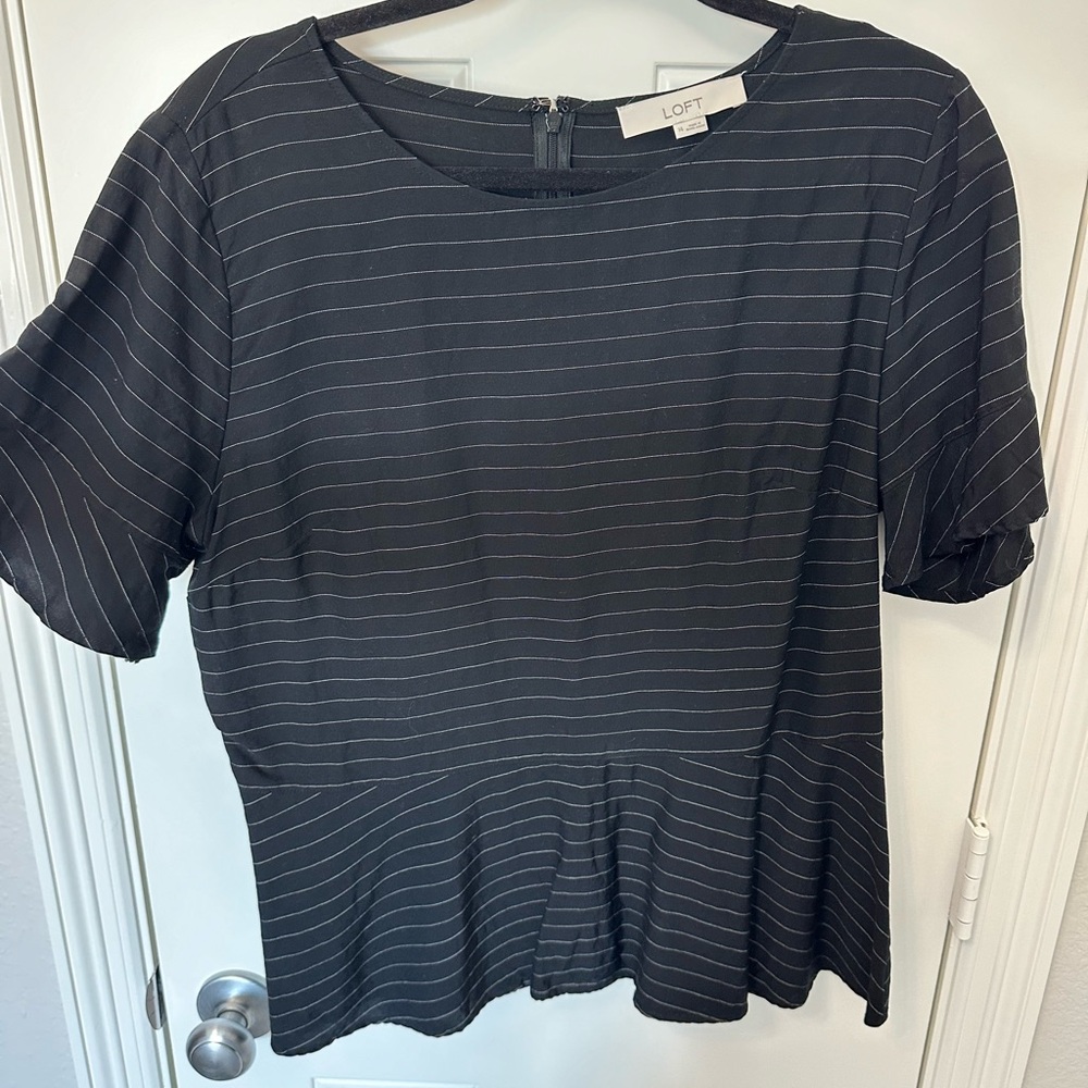 Loft peplum blouse